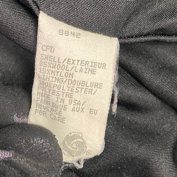 Vintage Woolrich Coat Jacket Women's Large Red Plaid Wool Hooded Full Zip USA - Picture 7 of 14